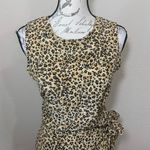 Maggy London Leopard Wrap Silk Maxi Dress Photo 1