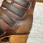 Free Bird Women’s 9 Leather Scarlett Cognac Multi Strappy Mary Jane Booties Set Brown Photo 8