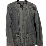 FDJ Denim Kimono Style Belted Jacket size X Photo 0