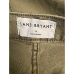 Lane Bryant  green mid rise Boyfriend capri jeans women's size 18 Photo 2