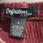 Definitions Pants Womens‎ Size 6 Burgundy Ribbed Stretch Lounge Casual Red Photo 4