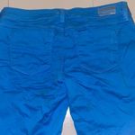 Fade to Blue azure blue cotton/ spandex skinny jeans. Mid rise. Size 28. Photo 2