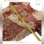 G.H Bass & Co vintage floral patchwork design blouse Will fit as a small. Pink Photo 3