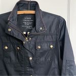 J.Crew • Downtown Field Jacket waxed cotton canvas black military utility cargo Photo 4