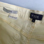 NYDJ Capri Released Hem in Pale Yellow Raw Size 12 GUC 0077 Photo 8