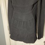 autumn cashmere  Cable Knit Shawl Collar Sweater Black XS Waterfall Front Classic Photo 6