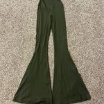 Aerie Green Crossover Superflare Leggings Photo 0