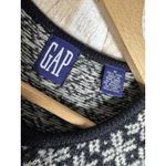 Gap Vintage  Sweater Vest Cardigan Womens Size M Preppy Wool Holiday Toggle 80's Photo 1