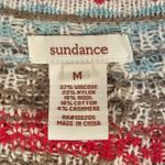 Sundance  Womens Cashmere Blend Fair Isle Cardigan Sweater Medium Photo 3