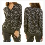 Rebecca Taylor La Vie  Leopard Jacquard Cardigan Photo 1