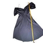 Cult Gaia NWT Katalina Navy Midi Dress Large Off Shoulder Bow Evening Resort Photo 9