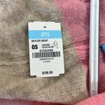 J. McLaughlin  Skyler Wrap NWT $298 Shaw 100% Cashmere OS Pink Tan Color Block‎ Photo 4