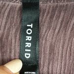 Torrid  Kimono Cardigan Women's OS Dusty Rose Smocked Open Toppe Butterfly Sleeve Photo 5