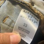 Articles of Society  slim Dylan halama medium wash non ripped jeans size 33 #752 Photo 9