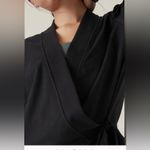 Athleta Athlete Retroterry Wrap Cotton Sweater Photo 3