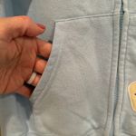 Disney Lilo & Stitch Hoodie Full Zip Sweatshirt Women's XS Blue Freeze Casual Photo 9