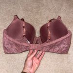 Victoria's Secret  T-Shirt Push-Up Full Coverage Dusty Rose Lace Bra 36DDD Photo 3
