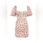 ALAMOUR THE LABEL Myrna Dress By ALAMOUR THE LABEL floral mini dress (Size XS) White Photo 6