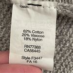 Madewell  Crewneck Gray Cotton Viscose Long Sleeves Cozy Sweater SZ XS Photo 3