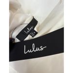 Lulus NWT  Moments to Remember White Sleeveless Wide-Leg Cutout Jumpsuit Classy S Photo 9