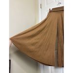 Wet Seal Vtg Y2K  Tan Extra Wide Leg Fold Over Pull On Pants Size Medium Comfy Photo 2