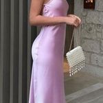 ZARA midi dress satin effect slip maxi wedding party coctail Photo 0