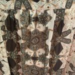 Free People  cream floral chiffon babydoll dress Photo 6