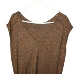 prAna  Retrieve Romper horizontal stripes hemp and organic cotton blend Medium #7 Photo 5