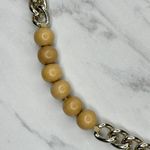 Wood Beaded Gold Chain Link Belt Boho Festival ✨ Photo 6