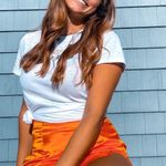 SheIn Orange Skirt Photo 1
