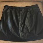 J.Crew Black Leather Skirt Photo 0