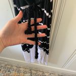 Kensie  Black White Tie Dye Asymmetrical Maxi Dress Photo 2