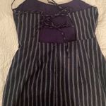 Lulus  Rising Tide Navy Blue and White Striped Mini Dress Photo 5