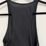 Lululemon Sweat Date 'Highly Meditated' Muscle Tank Top Black and White Size 4 Photo 7