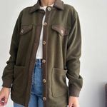 BLANK NYC NWT olive green fleece shirt shacket Photo 1