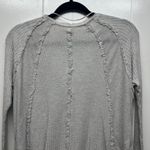 We The Free Sweater Womens XS Thermal Waffle Knit Boho Minimalist Stretch Lounge Photo 5