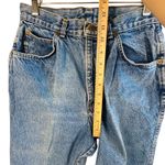 Chic Vintage High Rise Mom Jeans Made in USA Sz 26 Tapered Leg 90s Denim‎ Blue Photo 7