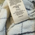 Free People  Window Pane Checkered Wrap Short Sleeve Blouse Top Shirt Size Medium Photo 5