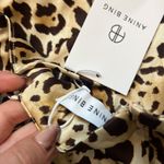 ANINE BING Valentine Stretch Silk Mini Dress in Cheetah Print Photo 4
