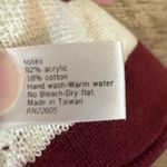 Vintage 80s Totes Ear Warmer Headband Maroon White Green Taiwan Unisex Photo 4