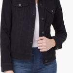 Liverpool Jean Co. Black Knit Denim Jacket New! Photo 0