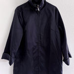 Dennis Basso Dennis by  Jacket Womens Large Blue‎ Satin Quiet Luxury Classic Photo 0