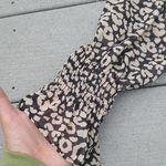 Molly Bracken NWT  Animal Print Elastic Wrist Blouse Photo 7