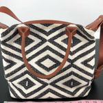 Tribe Alive Tribal Graphic Custom Carryall Leather Trim Shoulder Bag Photo 11