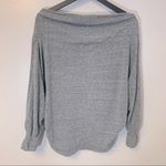 Free People Free People We The Free Grey Wide Neck Shirt Size XS Photo 1
