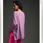 Pilcro  medium purple violet oversized tunic sweater boho raglan comfy lounge Photo 2