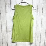 Carhartt Women Tank Top Medium Sleeveless Shirt Green Logo Cotton Basic Casual Photo 4