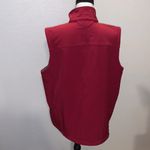 Tri Mountain Performance red micro fleece lined sleeveless zip up vest Size XL Photo 4