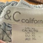 C&C California  Linen Wide-Leg Cropped Tropical Pants – Size XL Photo 5