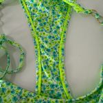 Kulani Kinis NWOT  Apple Blossom Trio Ring Cheeky Tie Bikini Bottom Photo 8